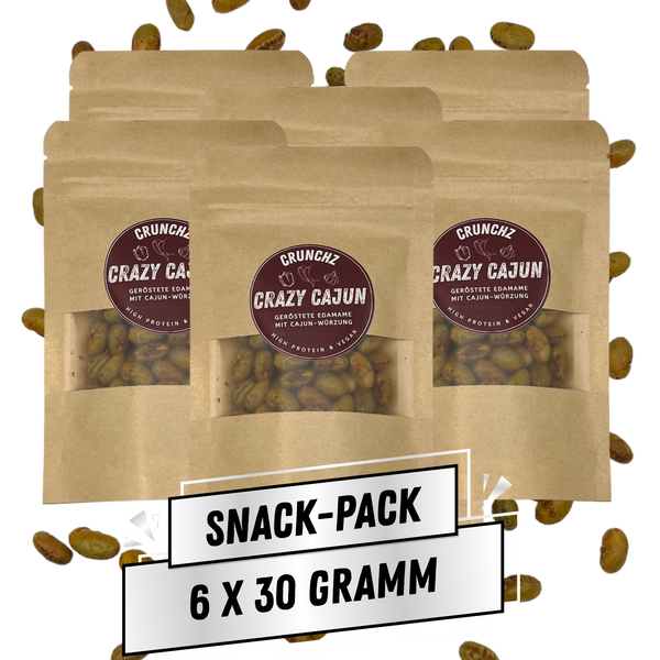 CRUNCHZ – CRAZY CAJUN (6 x 30g)