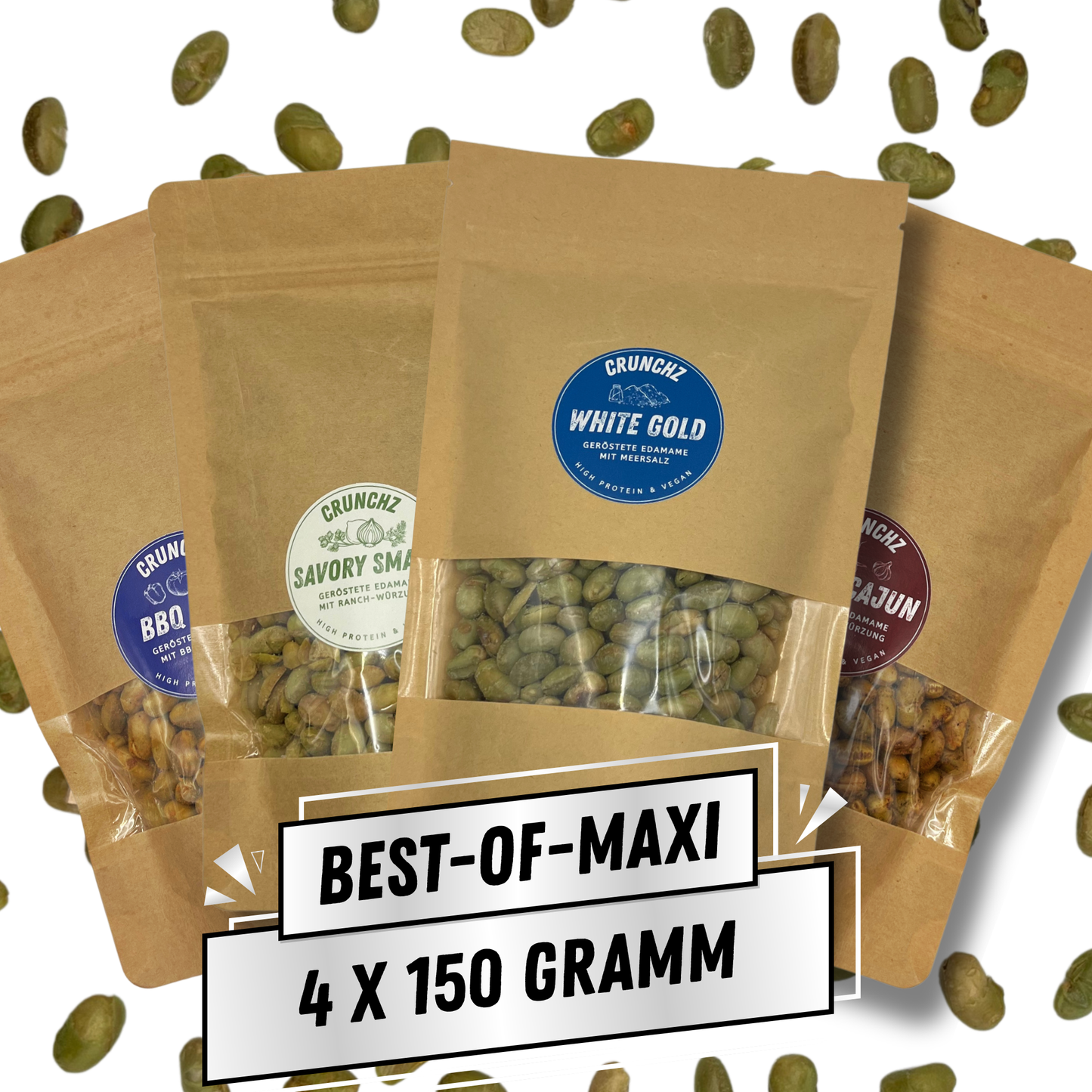 MAXI PACK (4 x 150g) | Alle 4 herzhaften Sorten